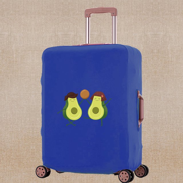 Luggage Cover Elasticity Dust-proof Trolley Protective Case Apply To 18-32 Inch Suitcase Avocado Print Travel Accessory Covers 1Avocado005 XL (29-32inch)