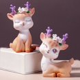thumbnail image 4 of Sika Deer Design Figurine Mold Home Office Decor Display Model Kids Toy Gift, 4 of 4