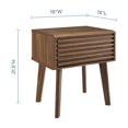 thumbnail image 2 of Modway Render Table d'Appoint Ou Table de Nuit Mi-Siècle Moderne en Noyer, 2 of 3