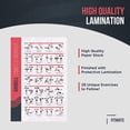 thumbnail image 5 of FitMate Barbell Workout Exercise Poster - Workout Routine with Free Weights, Home Gym Decor, Room Guide (16.5 x 25 Inch), 5 of 5