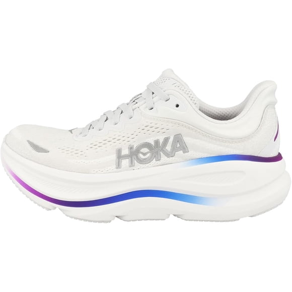 Hoka Bondi 9 Cosmic Gris/blanc Chaussures de Course pour Femmes