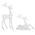 thumbnail image 3 of Melrose International 61320 Figurines de Cerf - Ensemble de 2, 3 of 3