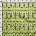 thumbnail image 3 of oneOone Polyester Lycra Fabric Chevron & Swirl Ikat Print Fabric BTY 56 Inch Wide, 3 of 4