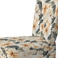 thumbnail image 4 of Designart "Retreat Into Tranquility I" Green Tropical Upholstered Accent Chair - Tropical Arm Chair For Living Room, 4 of 7
