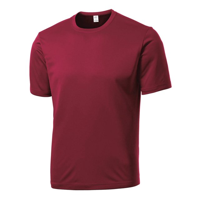 Gravity Threads Mens Short-Sleeve Moisture Wicking Shirt - CardInal - X-Large