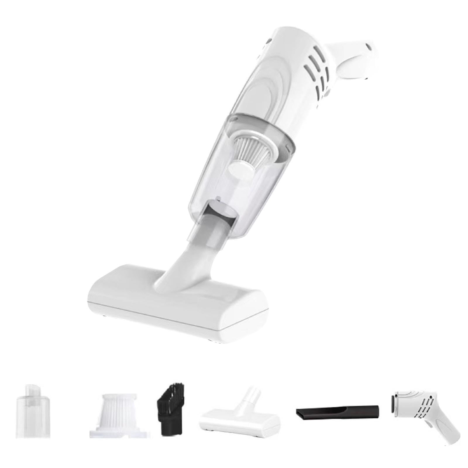 Dvkptbk Vacuum Cleaner Multifunction Bed Vacuum Cleaner 1200W High-Power Acarus Killing Handheld Mattress Vacuum with Filter Effectively Cleans Fabric Car Accessories