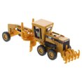 thumbnail image 3 of Diecast Masters 84403 1-87 HO Scale Yellow Diecast Model Tractor for CAT Caterpillar 163H Motor Grader, 3 of 5