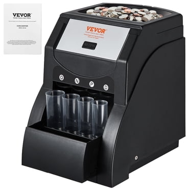 VEVOR Electric Coin Sorter and Wrapper Machine, 1 Count