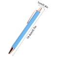 thumbnail image 1 of EGNMCR Office & Stationery Creatives Office Advertising Gift Pen Ballpoint Pen Newss Model Business Glue-coated Matte Push-button Ballpoint Pen 2ml Ink pen, 1 of 6