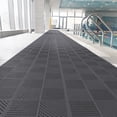 thumbnail image 4 of Interlock Defend Slip Bathroom Mats Waterproof Floor Tiles With Holes Defend Slip Pool And Shower Mats For Indoor And Outdoor Use, 4 of 6