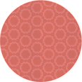 thumbnail image 1 of Ahgly Company Machine Washable Indoor Round Transitional Tomato Red Area Rugs, 6' Round, 1 of 7