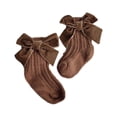 thumbnail image 2 of MesaSe Autumn Winter Warm Newborn Bow-knot Solid Color Knitting Socks, 2 of 3