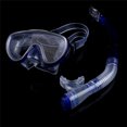thumbnail image 3 of HURRISE Diving Mask Set,Adult PVC Tempered Glass Mask Silicone Mouthpiece Semi-dry Breathing Tube For Diving,Blue, 3 of 7