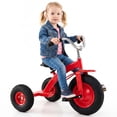 thumbnail image 1 of Gymax Kids Tricycle w/15 Inch Inflatable Rubber Tires Adjustable Handlebar & Seat Red, 1 of 10