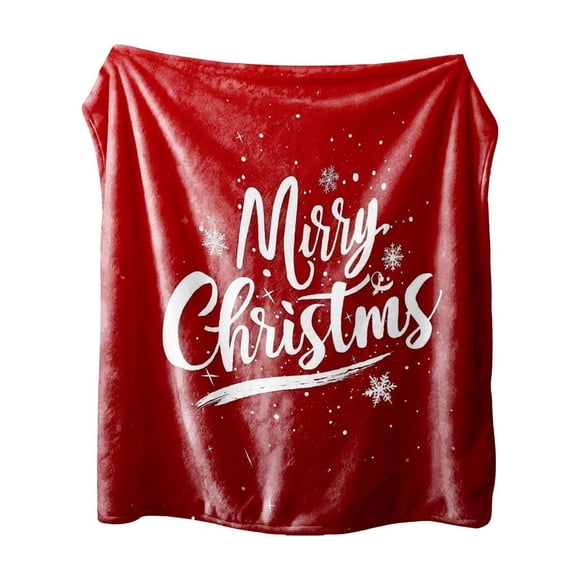 Christmas Decorations for The Home Flannel Blanket 75X100cm