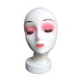 thumbnail image 2 of Bunblic Hat Display Rack Female Head Mannequin Display Model Manikin for Headwear Jewelry Glasses Hats Making Styling D, 2 of 8