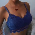 thumbnail image 2 of B91xZ Soutien-Gorge pour Femmes Bretelles Réglables Doux Lissant Sans Fil, Bleu TTG, 2 of 5