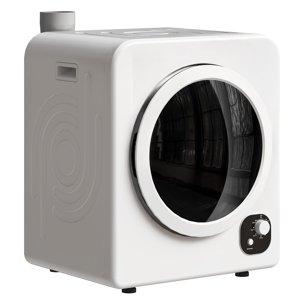 HOMCOM 1300W Séchoir à linge, sécheuse portable, Blanc