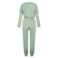 thumbnail image 5 of FAIWAD Ensemble 2 Pcs pour Femme Chandail à Manches Longues à Col Rond et Pantalon de Jogging Long Survêtement Décontracté, 5 of 5