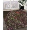 thumbnail image 3 of Ahgly Company Tapis Rectangulaire Lavable en Machine Rouge Nuit, 8 Pieds x 12 Pieds, 3 of 7