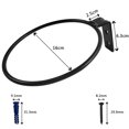 thumbnail image 3 of Wall Mounted Ring Planter Stand 468 Inch Sports Storage Bracket Organizer for Football Basketball Home, 3 of 7