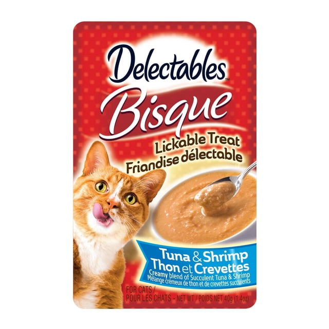 Friandise humide délectable de bisque Delectables Bisque de Hartz pour Chats