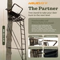 thumbnail image 2 of Muddy The Partner 17' Hunting Ladderstand, 2 Person Climbing Tree Stand, 2 of 9