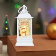 thumbnail image 4 of Night Light Lamp Christmas Four-Corner Lantern with Customizable Patterns Festive Decoration Light Portable Candle Lamp Decorative Candle Lanterns, 4 of 6