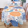 thumbnail image 3 of Oval Tablecloth 60x84in for Oval Table Waterproof Table Cloths for Dining Room Indoor Outdoor Table Cloth, 3 of 5