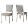 thumbnail image 1 of Steve Silver Canova Chaise Parsons en Bois Blanc Vieilli, 1 of 7