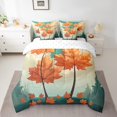 thumbnail image 2 of Maple Tree Leaf Bedding Sets 7-Piece For Kids Boys Girls Fall Theme Comforter Set Full,Green Jungle Bedding Comforter Sets Plant Botanical Bed in a Bag Blue Sky White Cloud Bedding Accessories, 2 of 4