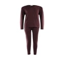 thumbnail image 2 of Ensemble de sous-Vêtements Thermiques pour Hommes 2 Pcs, Ensemble de Pyjama Long Johns d'Hiver, Coupe Ajustée Hauts Bas, sous-Vêtements Chauds en Velours pour l'Hiver, 2 of 6