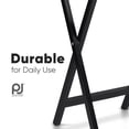 thumbnail image 4 of PJ Plateau-Table Pliant en Bois pour Collations TV, Noir (Ensemble de 8 Pcs), 4 of 10