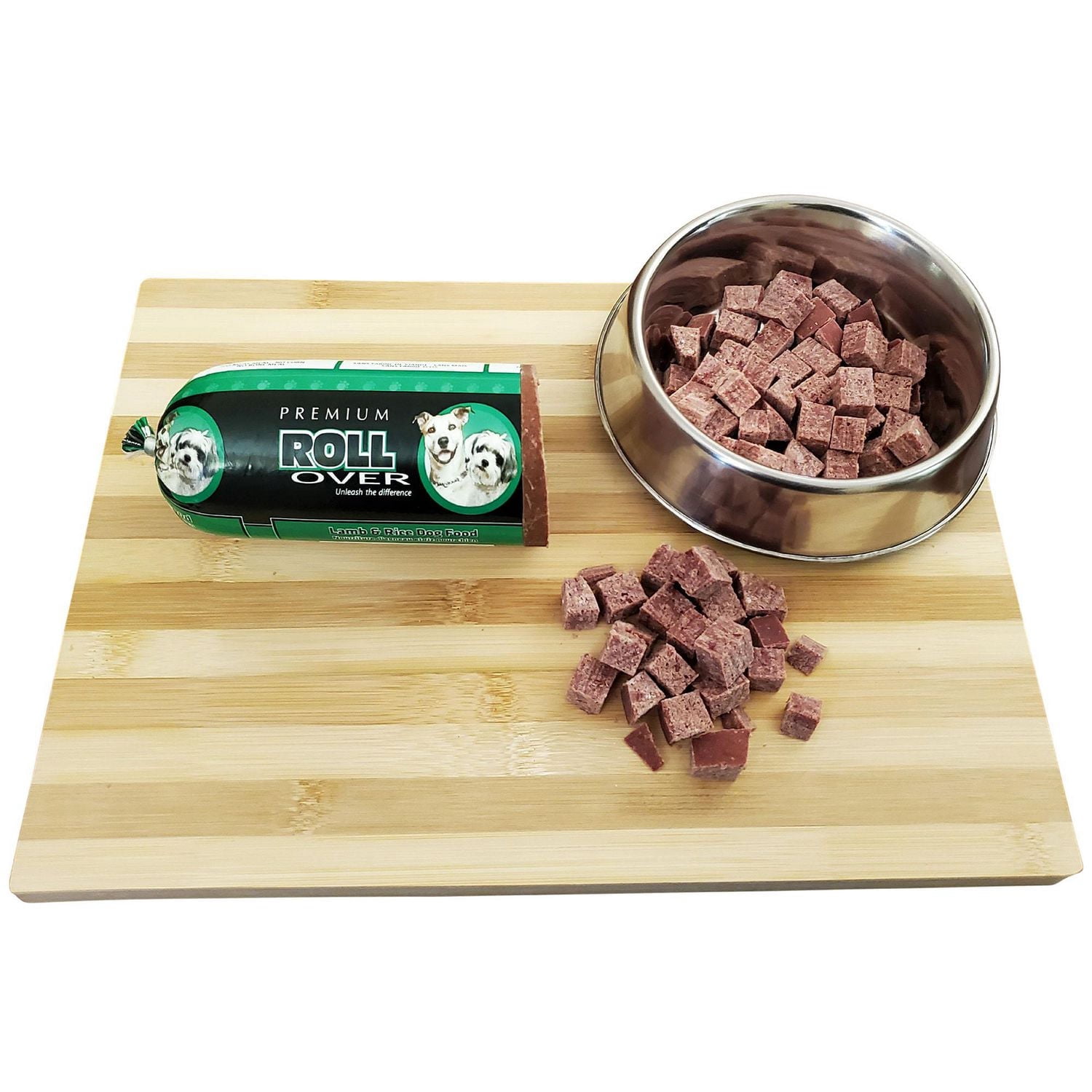 Nourriture pour chiens à l'agneau et au riz Premium de Rollover