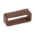 thumbnail image 4 of Unique Bargains Watch Band Strap Loops Silicone for 19mm Width Watch Band, Brown 4 Pack, 4 of 5