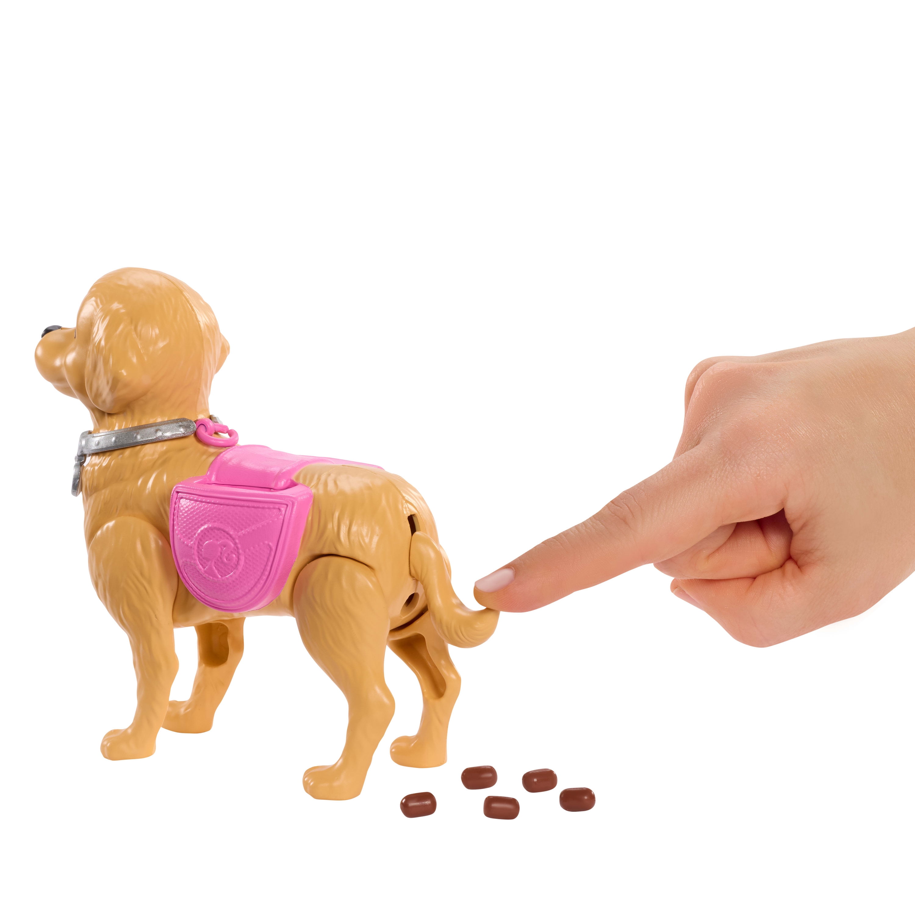 Barbie-Coffret Barbie “Malibu” et son chiot Promenade et Besoins