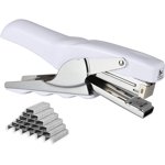 Stapler avec agrafes-pilier Stapleur économiser de l'énergie, bon pour agrafer à la maison école ou l'entrepôt (Black Plier Stappler)