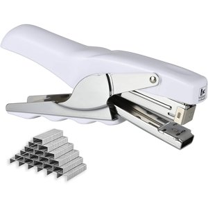 Stapler avec agrafes-pilier Stapleur économiser de l'énergie, bon pour agrafer à la maison école ou l'entrepôt (Black Plier Stappler)