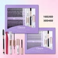 thumbnail image 1 of DIY Lash Extension Kit: Mixed Style Lash Clusters with Bond & Seal..., 1 of 26
