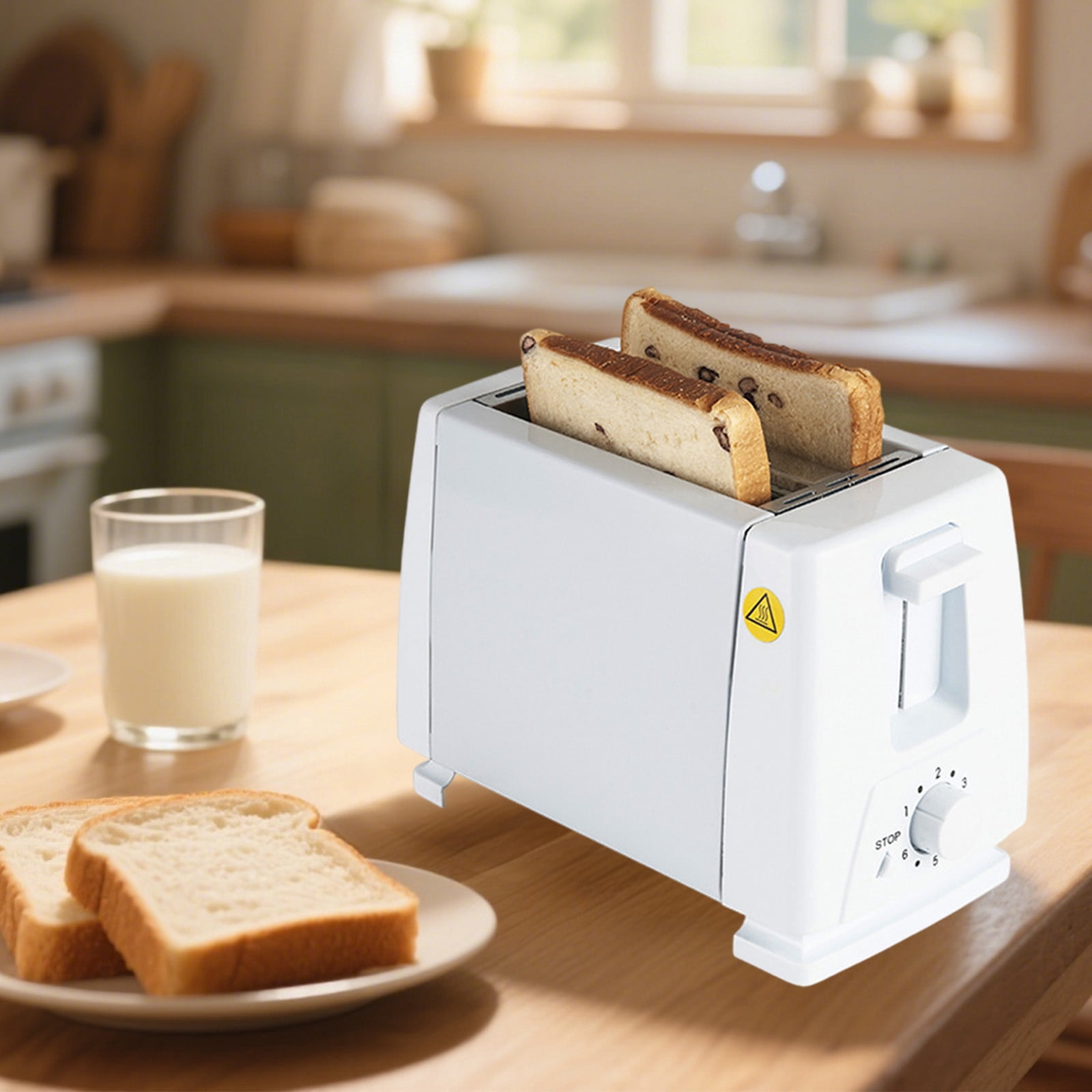 Sliced Bread Automatic Mechanical Push Button Rechargeable Fully Automatic Sandwich Maker Toaster Oven Toaster Home Kitchen