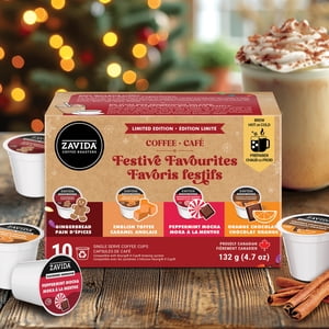 Zavida Coffee Boîte de variétés K tasses 10 Coupes