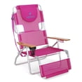 thumbnail image 1 of Ostrich la Chaise Longue de Plage Extérieure Légère 3N1 Originale avec Repose-Pieds, Rose, 1 of 15