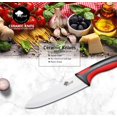 thumbnail image 2 of 3-Piece Ceramic Knife Set with Covers-Sharp White Blade Rust Proof Kitchen Knives Stain Resistant Household Vegetables Slicing Tool, 2 of 5
