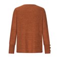 thumbnail image 4 of Hauts Mignons pour Femmes Automne Hiver Col Rond Tempérament Manches Raglan T-shirt Décontracté Ample Haut Blouse d'Été en Liquidation, 4 of 7