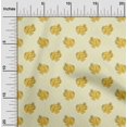 thumbnail image 1 of oneOone Organic Cotton Voile Fabric Rabbit Block Print Fabric By Yard 42 Inch Wide, 1 of 4