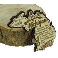 thumbnail image 4 of USA Michigan State Map Wooden Magnet Souvenir Fridge Magnet Gift, 4 of 5