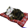 thumbnail image 4 of Simulation Cute Cat Kitten Sound Plush Doll Toy with Sleeping Mat Home Decor, 4 of 11
