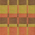 thumbnail image 1 of Ahgly Tapis d'Intérieur Lavable en Machine Carré Acajou Brun, 5 Pieds Carré, 1 of 7