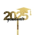 thumbnail image 1 of Cake Inserts Cake Card for Celebration Graduation Acrylic Sign with Happy Graduation Design for Cake Decoration and Party Supplies, 1 of 3