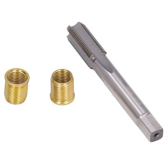 Saver Inserts Kit, Galvanized Standard Sizes M14x1.25 Tap High Efficiency For 14mmx1.25mm Spark Plugs